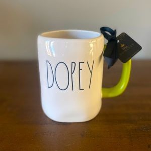 Rae Dunn Disney Snow White "DOPEY" Ceramic Mug
